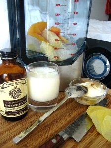 Make sure when slicing ginger to slice "rounds" as if you were chopping down a tree vs. splitting a log.  This way, you avoid getting splintery fibers.